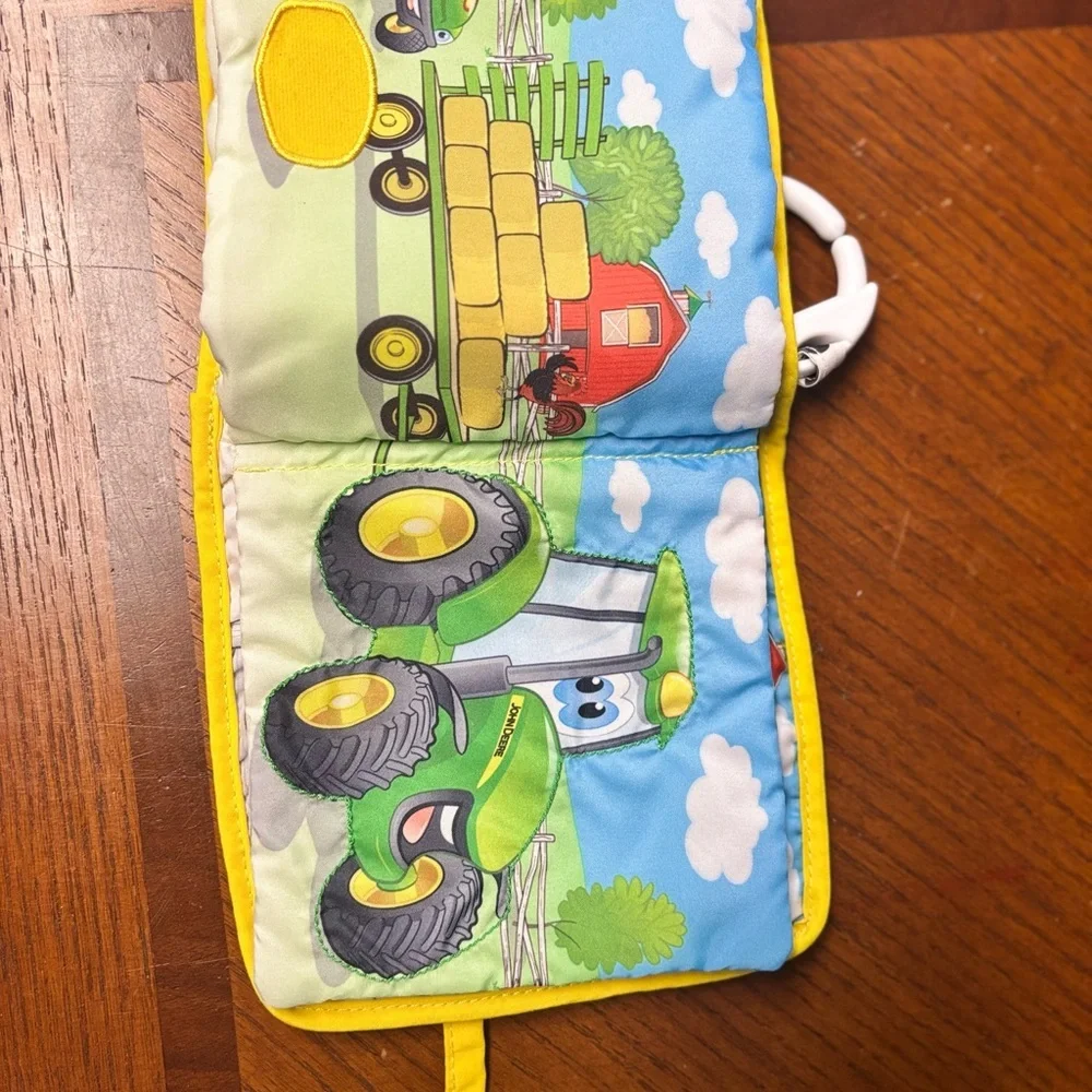 John Deere Baby Book and Rattles Bundle- 4‎ pieces